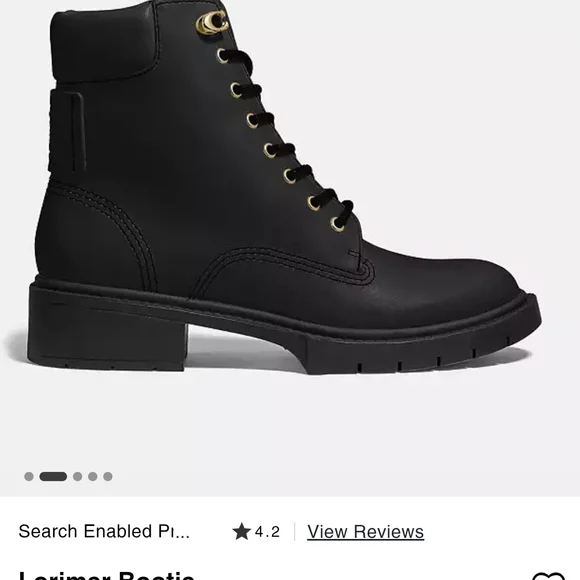 Coach Lorimer Leather Bootie - Picture 13 of 14